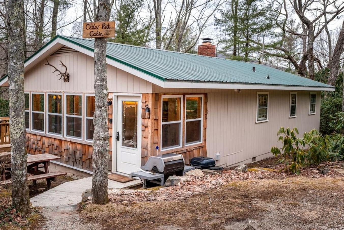 Gingercake Mtn Cottage At Linville Gorge - Wood Burning Fireplace Linville Falls Exterior photo